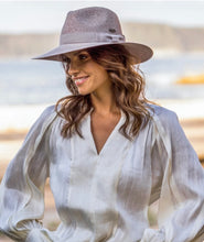 Load image into Gallery viewer, Fiona Wide Brim Fedora - Sandstone

