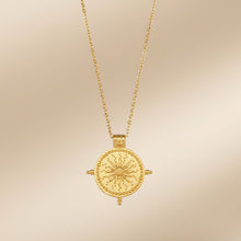 Load image into Gallery viewer, Sun Medallion Necklace
