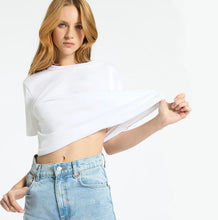 Load image into Gallery viewer, Status Anxiety - Feels Right - Women&#39;s Tee / Off White
