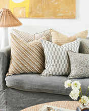 Load image into Gallery viewer, Menorca Saffron Linen Cushion
