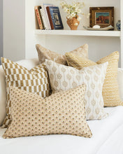 Load image into Gallery viewer, Menorca Saffron Linen Cushion
