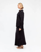 Load image into Gallery viewer, CUPRO MAXI SKIRT WITH DRAWSTRING
