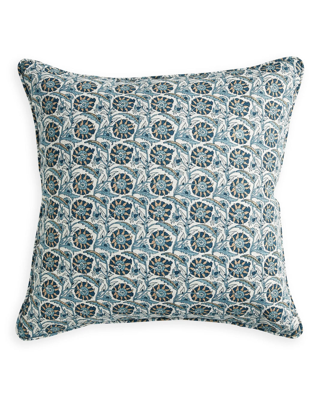 Istanbul Fresh Azure linen cushion