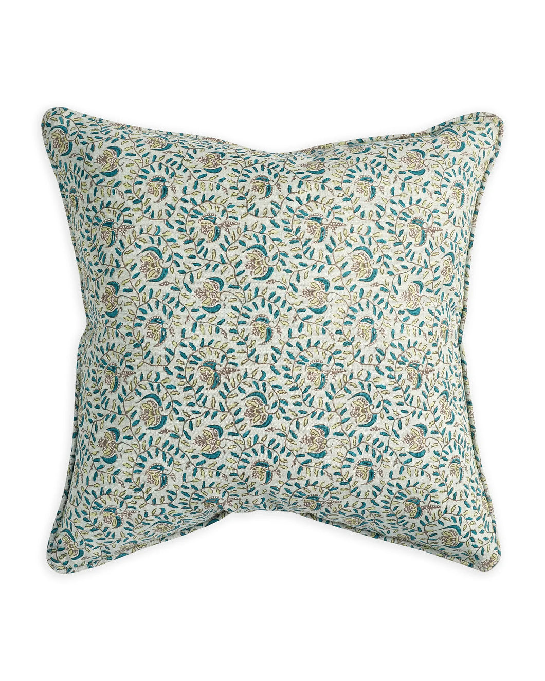 Ubud Wasabi linen cushion