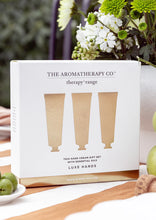 Load image into Gallery viewer, Therapy Luxe Hands - Trio Hand Cream Gift Set - Relax, Restore &amp; Uplift
