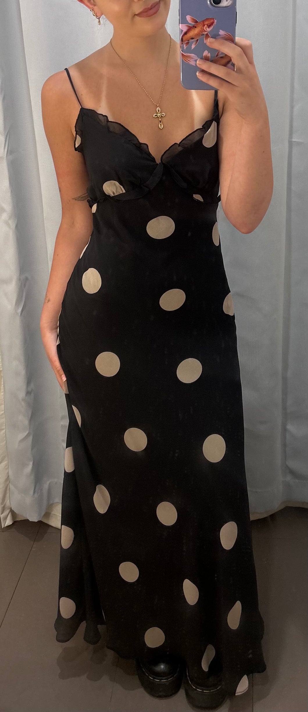 All About May Polka Dot Midi Dress
