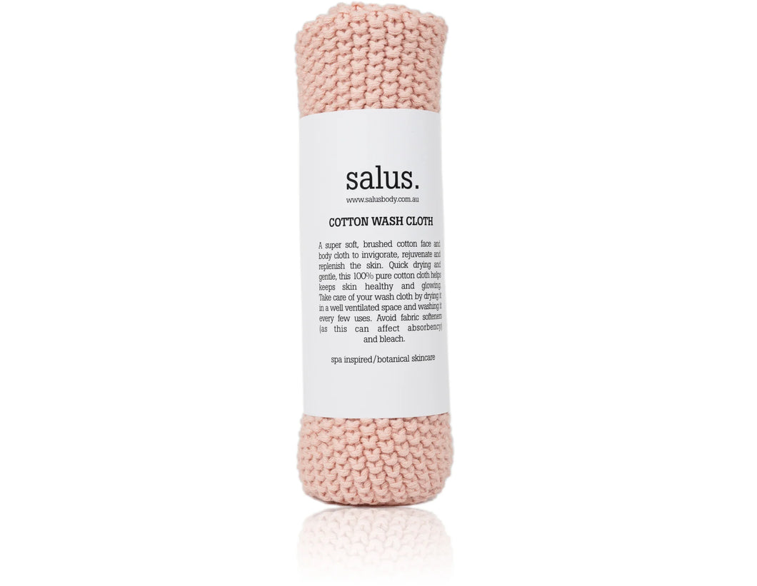 Cotton Wash Cloth - Pink