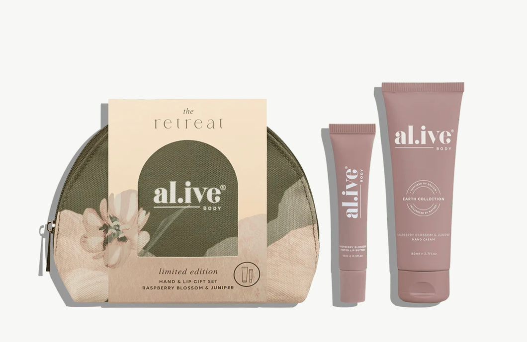 Hand & Lip Gift Set - Raspberry Blossom & Juniper