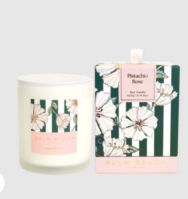 Pistachio Rose 420g Standard Candle