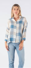 Load image into Gallery viewer, Nina Checkered Linen Shirt
