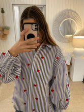 Load image into Gallery viewer, Blue Striped Lover Blouse
