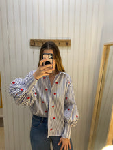 Load image into Gallery viewer, Blue Striped Lover Blouse
