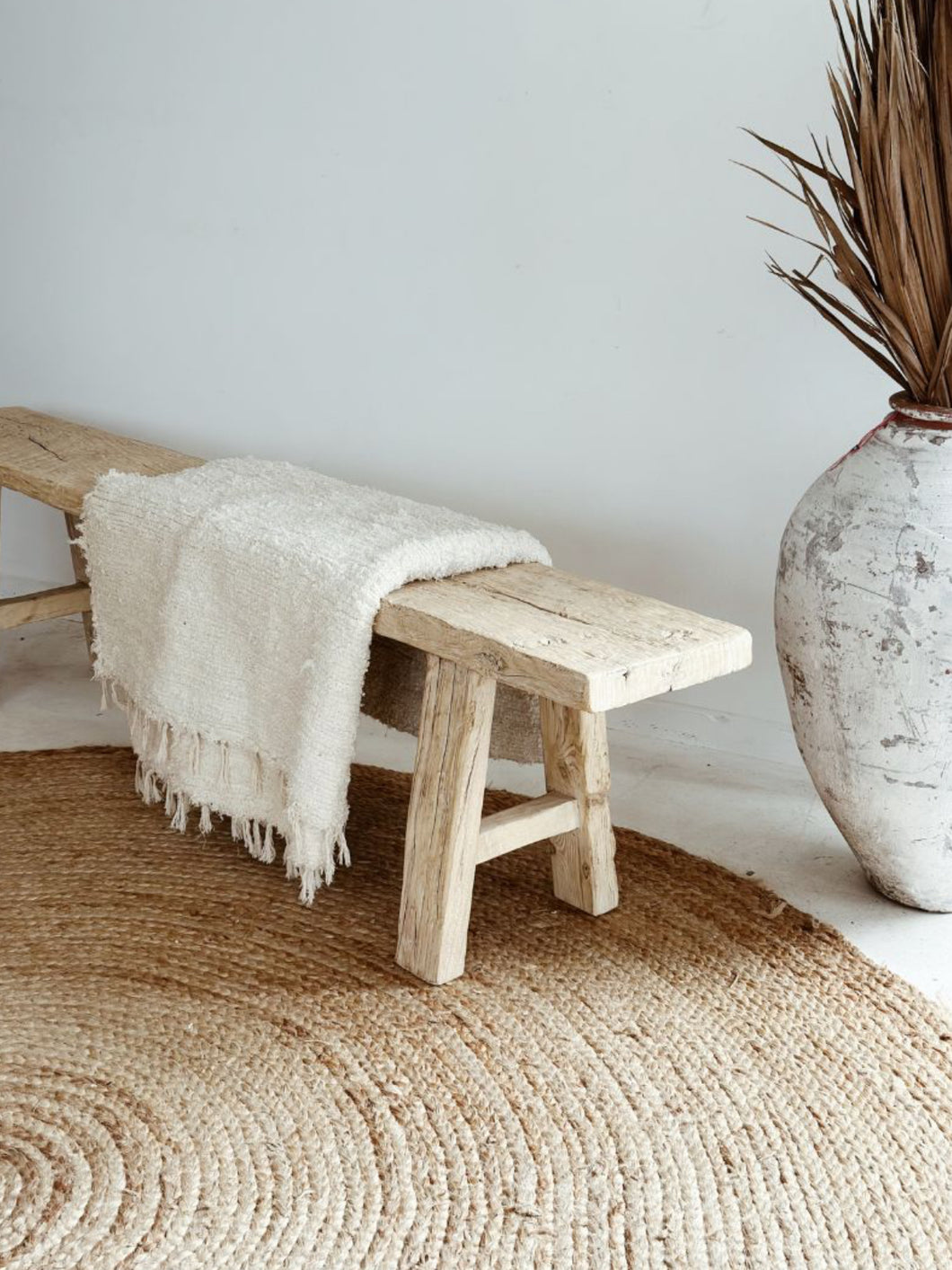 Dewi | Elm Bench - Natural