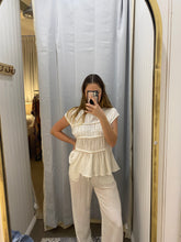 Load image into Gallery viewer, White Cotton Pant Set
