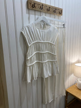 Load image into Gallery viewer, White Cotton Pant Set
