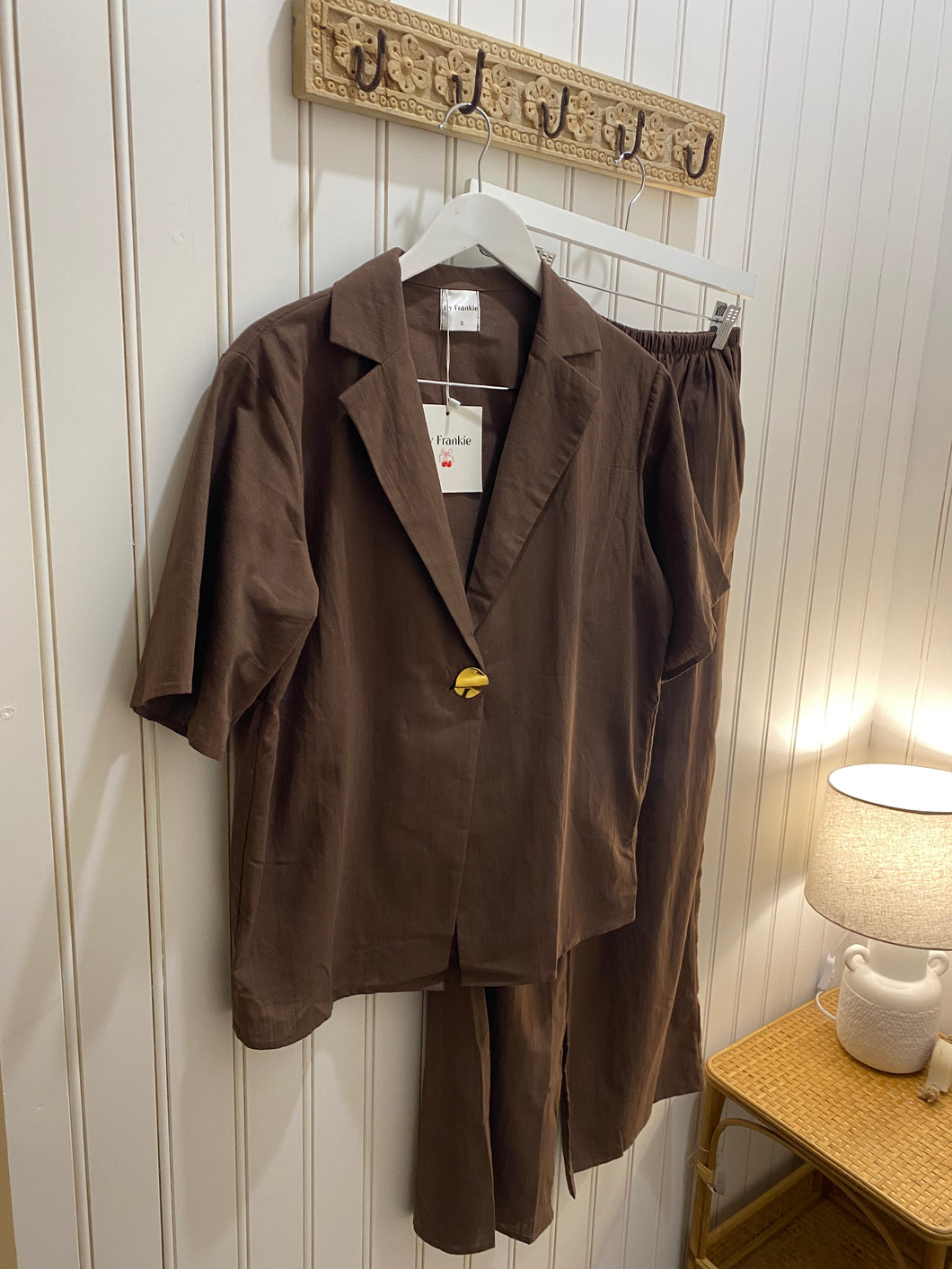 Brown Botton Set