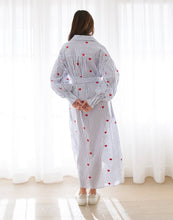 Load image into Gallery viewer, Blue Striped Lover Shirt Dress
