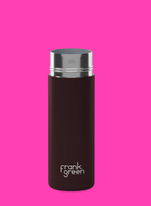 Ceramic Reusable Bottle - 20oz/595 ml - CHOCOLATE