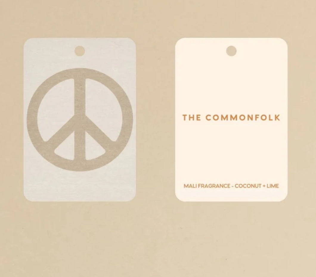 Peace Sign / Oatmeal Air Freshener - Mali