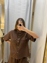 Load image into Gallery viewer, Chocolate Denim Short Set
