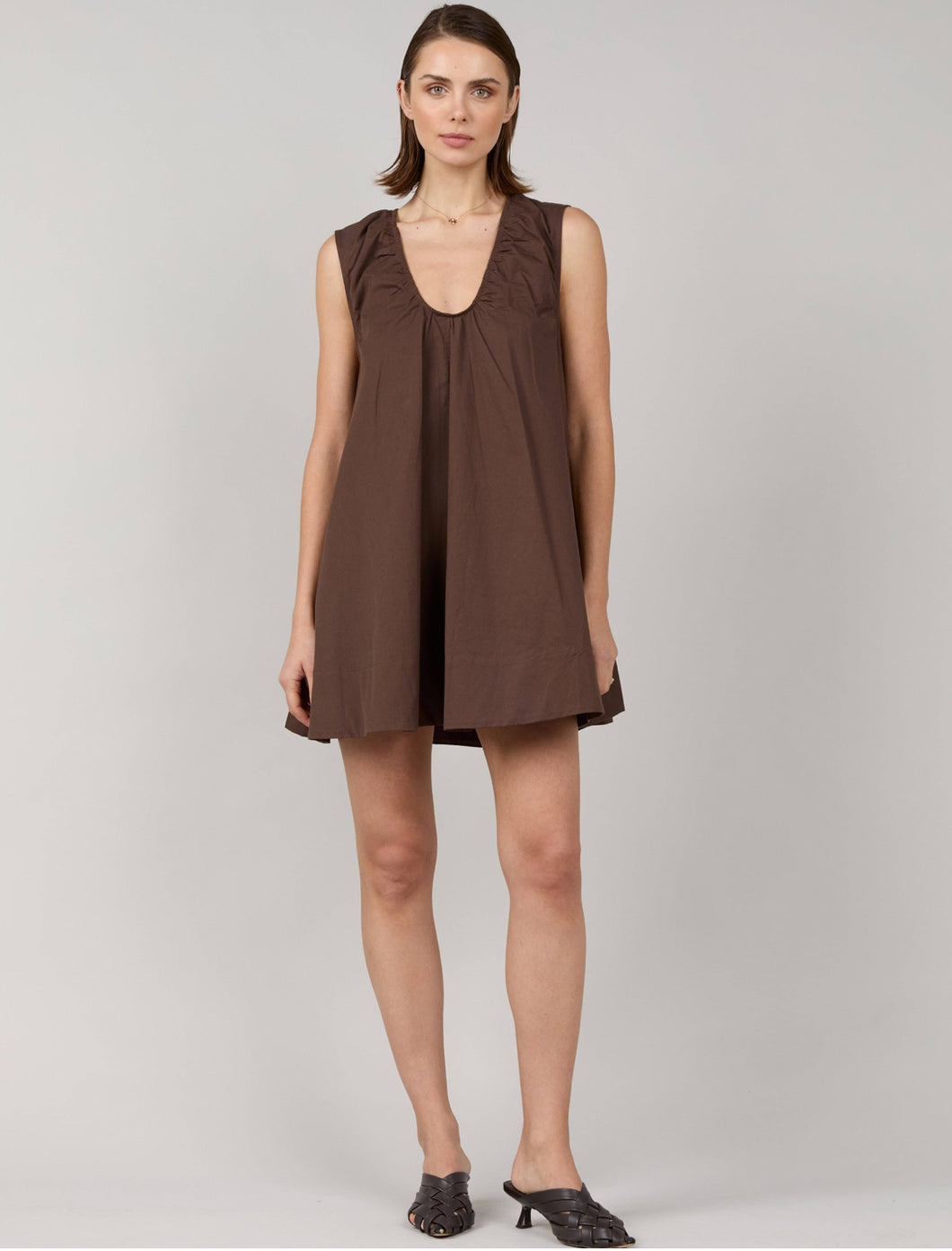 Chocolate Mini Dress – YH & CO