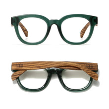 Load image into Gallery viewer, ALIVE BOTTLE GREEN l Wooden Magnifying Reader

