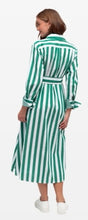 Load image into Gallery viewer, Green Stripe Cotton Dress
