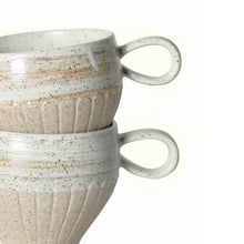 Load image into Gallery viewer, Set of 2 Ceylon Mugs / White
