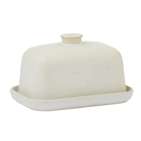 FRANCIS CERAMIC BUTTER DISH 12X16.5X9CM