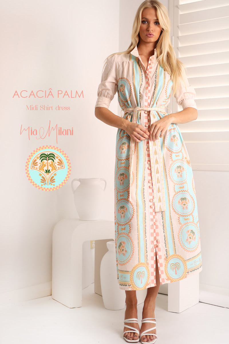 ACACIÂ CREAMY MAXI DRESS