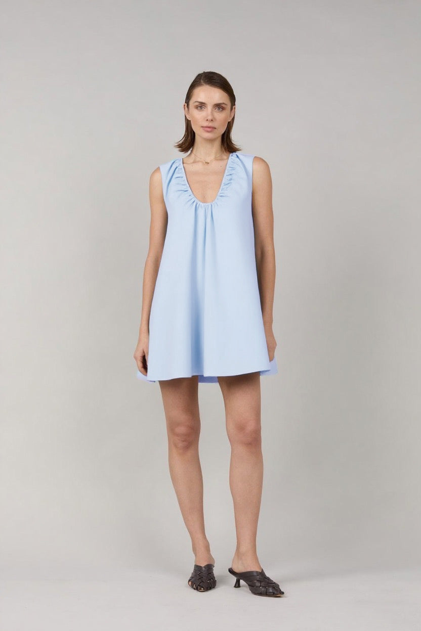 Baby Blue Mini Dress