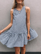 Load image into Gallery viewer, Annie Dress - Navy Gingham
