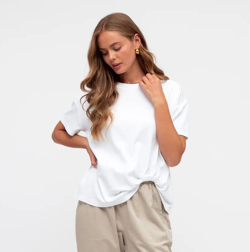 Easy Tuck Tshirt White
