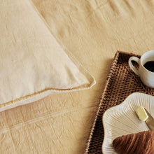 Load image into Gallery viewer, Luca Linen Cushion - Soft Butter
