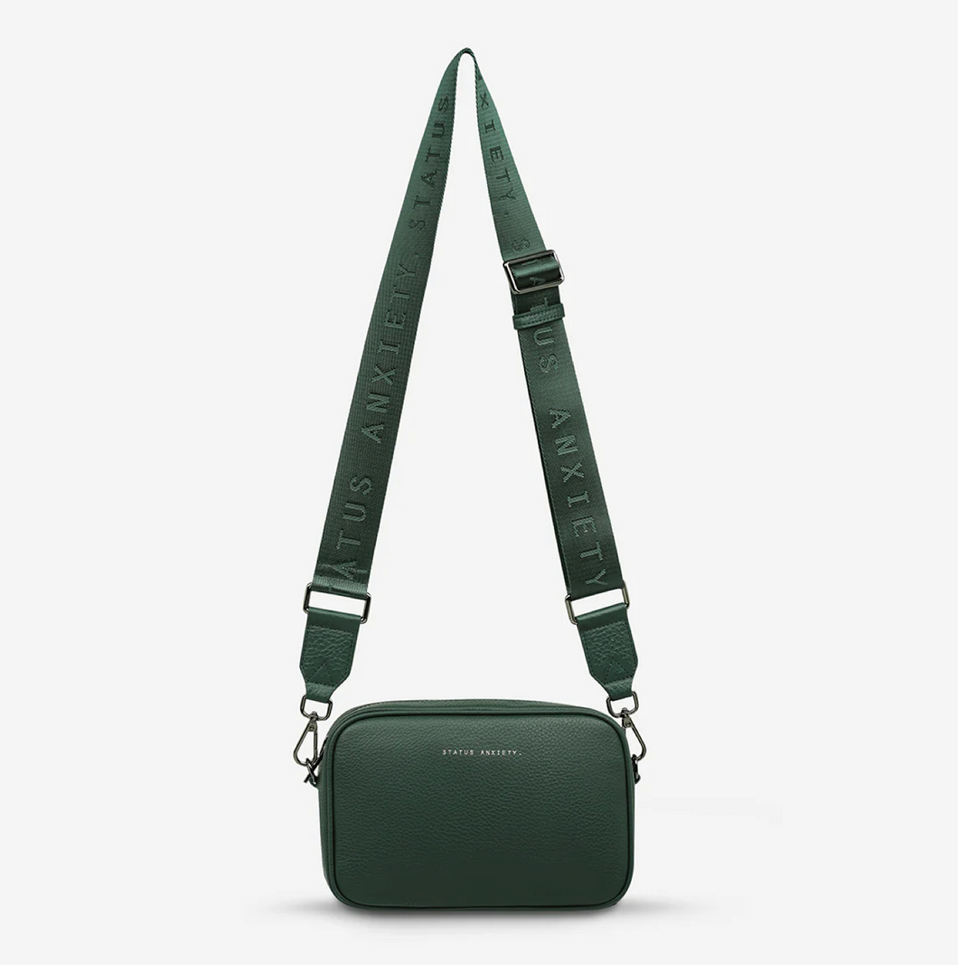 Status Anxiety - plunder with webbed strap - green
