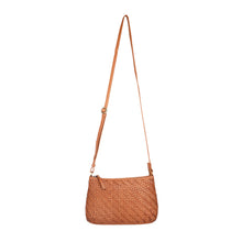 Load image into Gallery viewer, Bendigo - Woven Crossbody Bag - Tan
