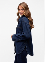 Load image into Gallery viewer, Denim Shacket – Indigo
