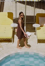 Load image into Gallery viewer, Parker Mini Dress - Chocolate
