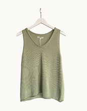 Load image into Gallery viewer, Scoop neck Spring Tank - Sage
