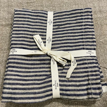 Load image into Gallery viewer, Noemi Blue Stripe Tea Towel
