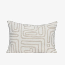 Load image into Gallery viewer, Wander Cushion - White/Natural - 40 x 60cm
