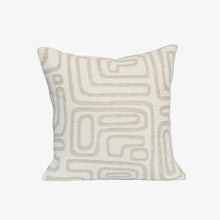 Load image into Gallery viewer, Wander Cushion - White/Natural - 50 x 50cm
