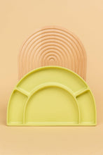 Load image into Gallery viewer, Silicone Divided Plate: Tan
