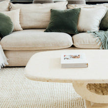 Load image into Gallery viewer, Vincent White Wash Jute: Oversized mat
