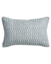 Load image into Gallery viewer, Amulet Azure linen cushion 35x55cm
