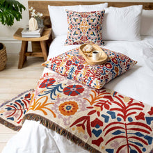 Load image into Gallery viewer, &#39;A Day In The Life&#39; Woven Picnic Rug/Throw: Regular 130x160cm
