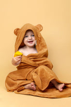 Load image into Gallery viewer, Hooded Towel: Caramel
