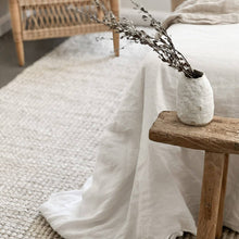 Load image into Gallery viewer, Vincent White Wash Jute: Oversized mat
