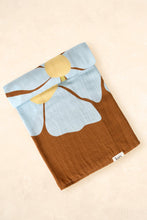 Load image into Gallery viewer, Organic Muslin Swaddle - Fleur Umber (Limited Edition): Fleur - Umber
