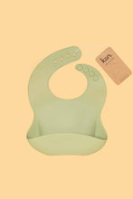 Load image into Gallery viewer, Silicone Bib: Sage
